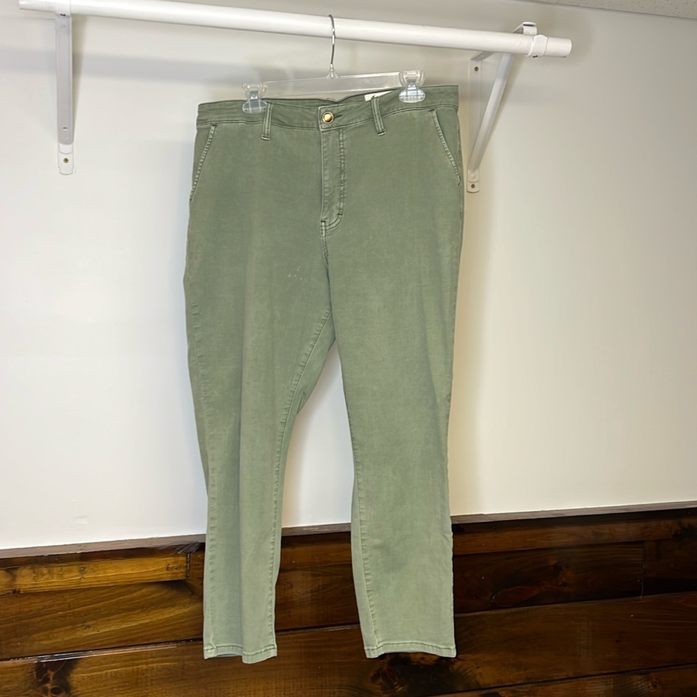 Cosmic Blue Love Olive Green Pants- 33